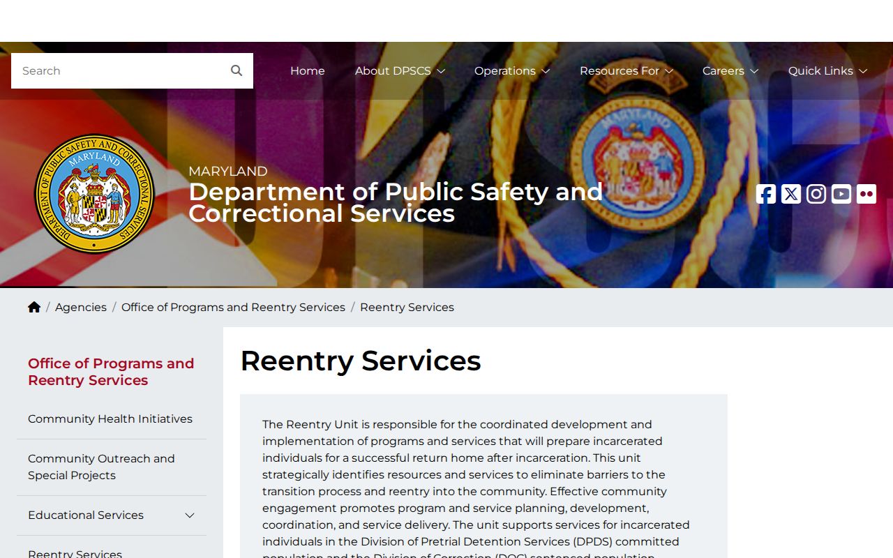 DPSCS internal projected release date planning for Talbot County records